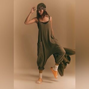 Free People Hot Shot Onesie Cable Knit